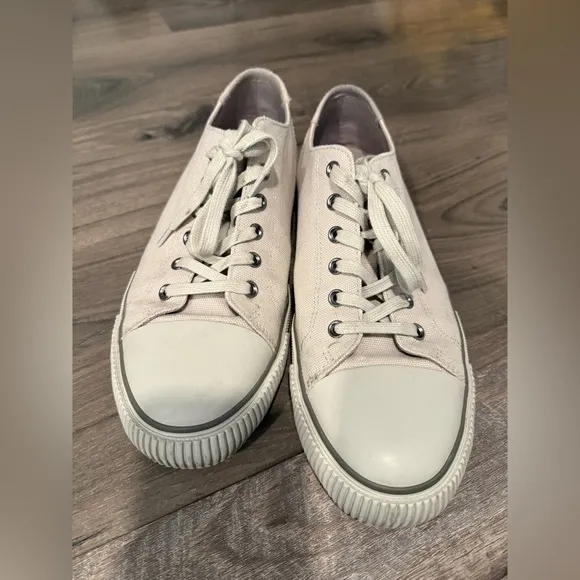 AllSaints Dillon Mens Shoes Gray Size US 10M RIGG LOW TOP CANVAS EUR(43)