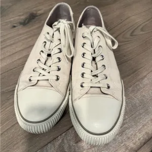 AllSaints Dillon Mens Shoes Gray Size US 10M RIGG LOW TOP CANVAS EUR(43)