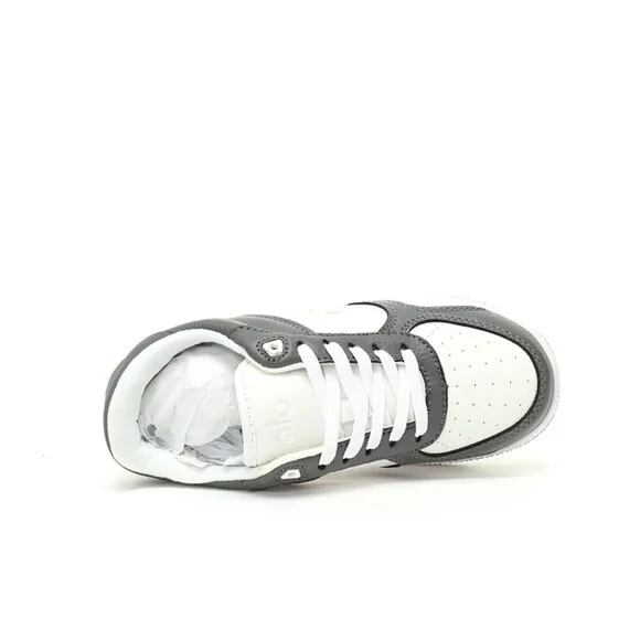 Alo Yoga Casual Sports Skateboard Shoes Gray And White