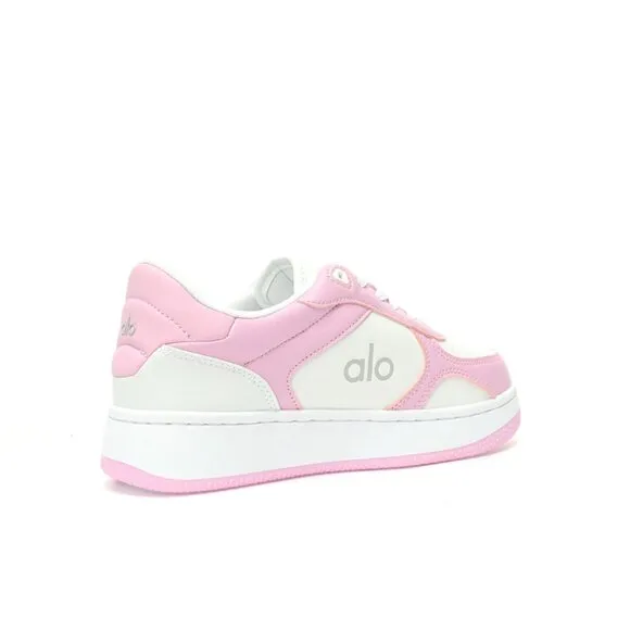 Alo Yoga Casual Sports Skateboard Shoes Pink And White