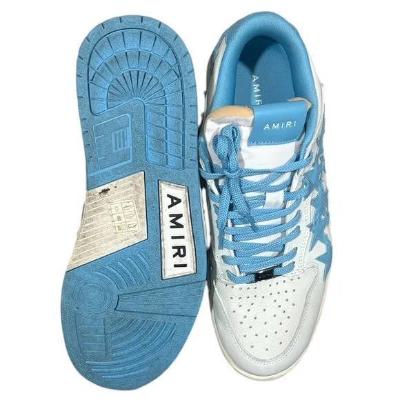 AMIRIBlue &amp; White Stars Low Sneakers