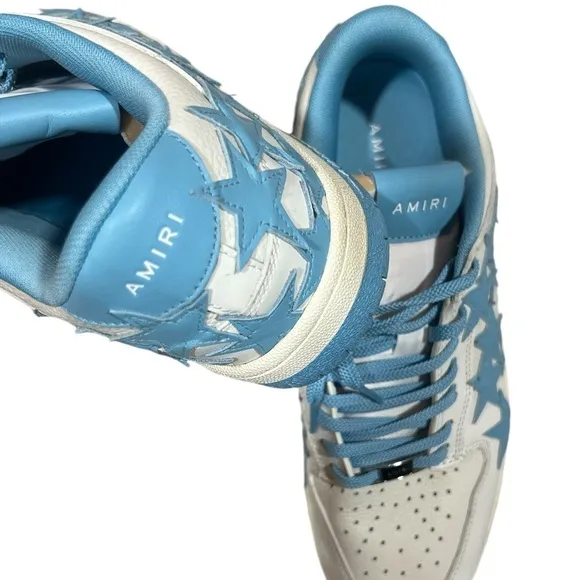 AMIRIBlue &amp; White Stars Low Sneakers