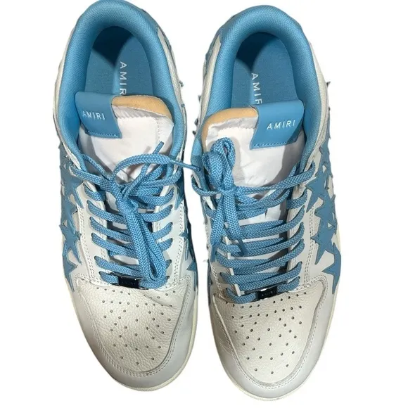 AMIRIBlue &amp; White Stars Low Sneakers