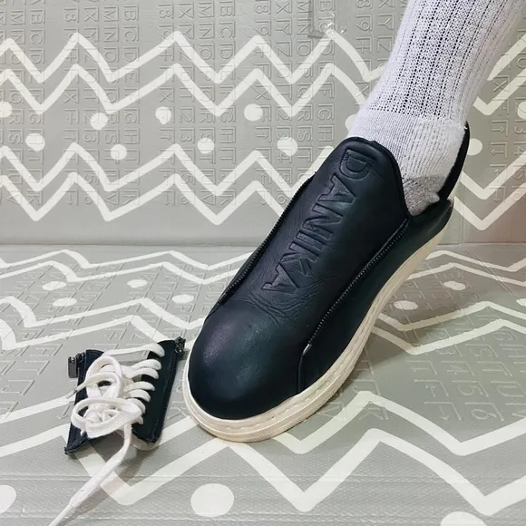 Anthropologie leather sneakers 2in1 jdual Danika