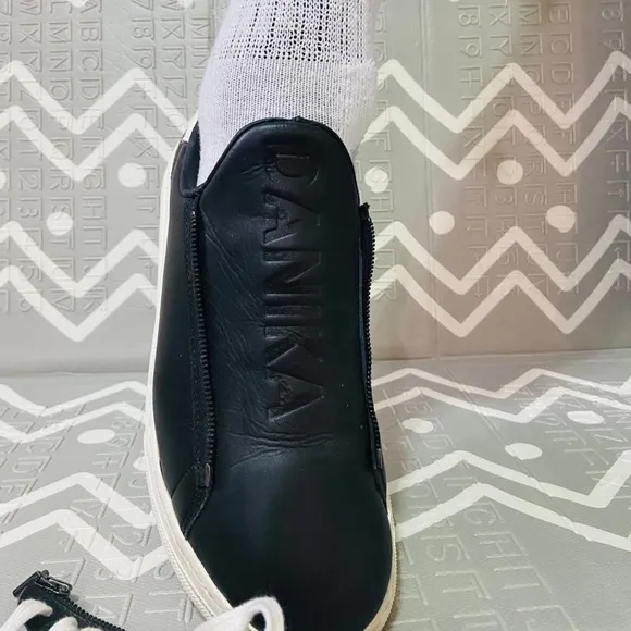 Anthropologie leather sneakers 2in1 jdual Danika