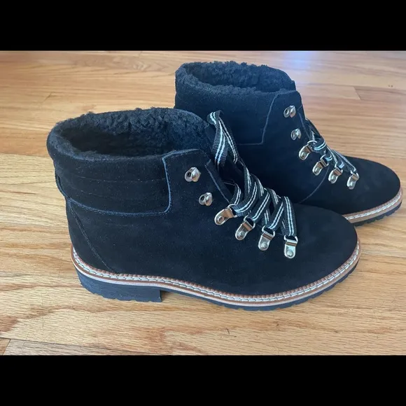 Anthropologie Silent D Rexi Hiker Boots in Black