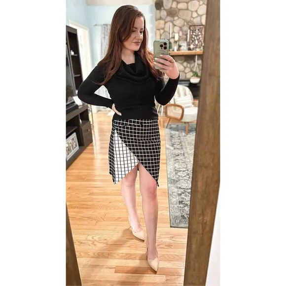 Anthropologie Foxiedox Asymmetrical Skirt