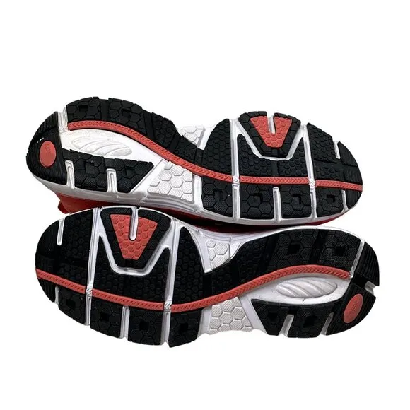 Apex Breeze Shoes Womens 8 W Coral Pink Pull Cord Diabetic Walking Sneaker A7200