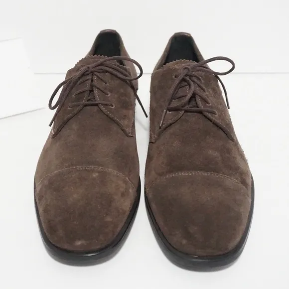 Aquatalia Mens Waterproof Oxford Dress Shoes Brown