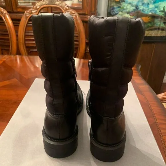 Aquatalia Lori waterproof stain resistant technology leather Italian boot size 6