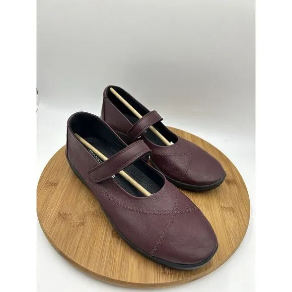 Arcopedico‎ L18 Mary Jane Flats Color Bordeaux Womens Size 42 EU/Us 10.5-11