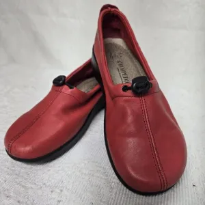 Arcopedico Red Leather Mary Janes 37 Sustainable Arch Support Comfort Cottage