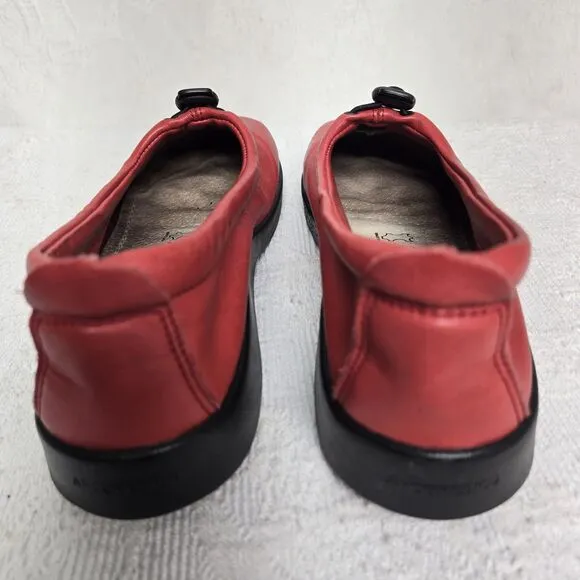 Arcopedico Red Leather Mary Janes 37 Sustainable Arch Support Comfort Cottage