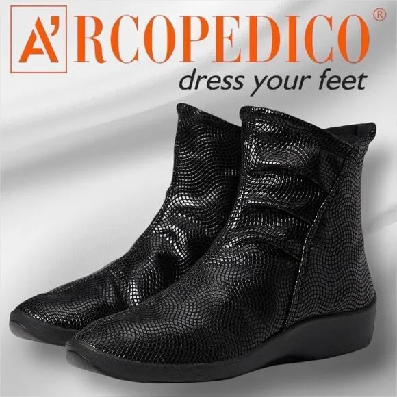 ARCOPEDICO Women’s Croc Shoes in the Size 41/9.5-10 US Size in Black Color