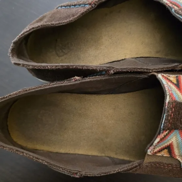 Ariat Leather Multicolor Slip-On Shoes Size 8B‎
