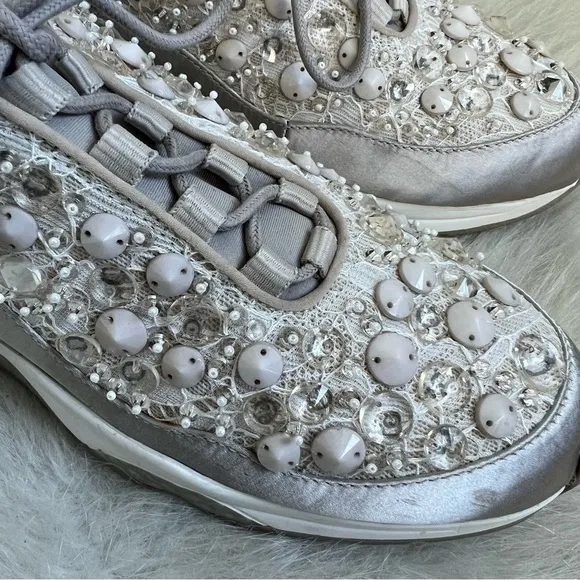 Ash Muse Bead Crystal Embroidered Sneaker