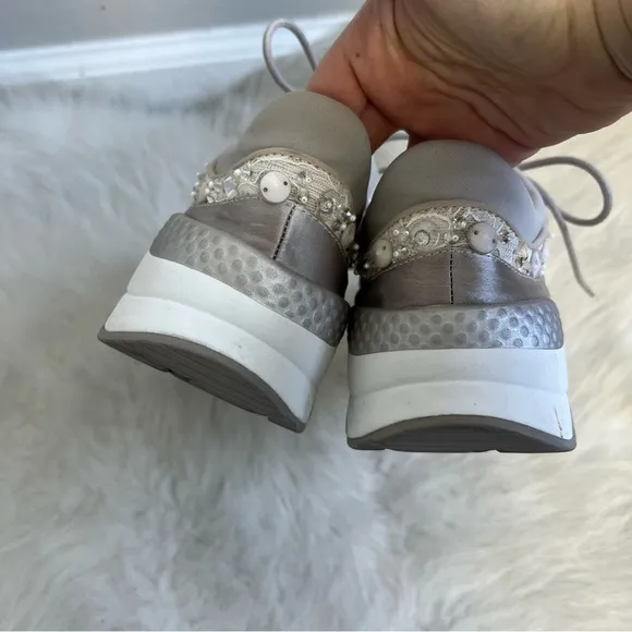 Ash Muse Bead Crystal Embroidered Sneaker