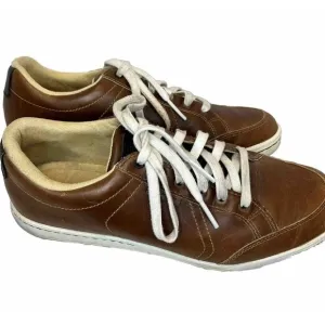 Ashworth Cardiff Mens Brown Leather Golf Shoes G54366 Size 8.5 US