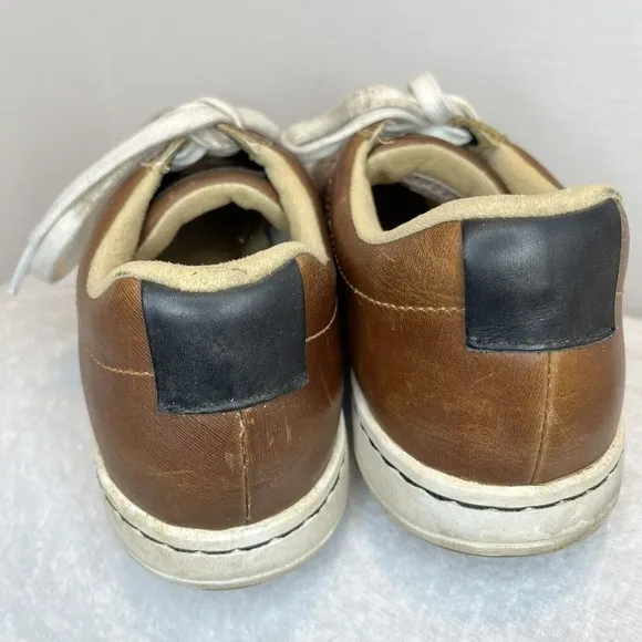 Ashworth Cardiff Mens Brown Leather Golf Shoes G54366 Size 8.5 US