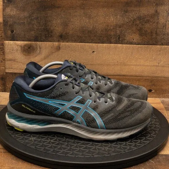 ASICS GEL NIMBUS 23 MENS ATHLETIC SHOES RUNNING WALKING GYM BLUE LOW SIZE 12