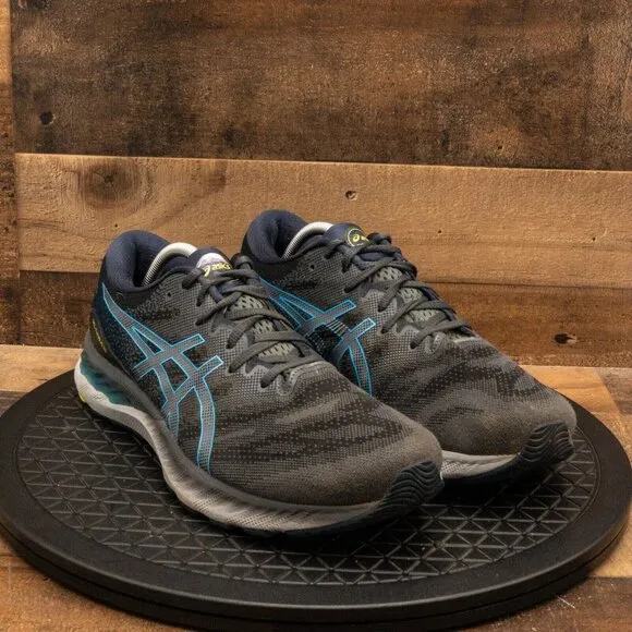 ASICS GEL NIMBUS 23 MENS ATHLETIC SHOES RUNNING WALKING GYM BLUE LOW SIZE 12