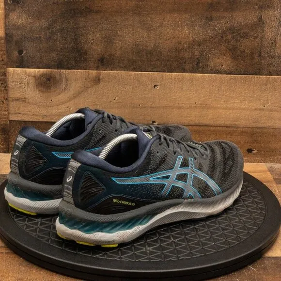 ASICS GEL NIMBUS 23 MENS ATHLETIC SHOES RUNNING WALKING GYM BLUE LOW SIZE 12