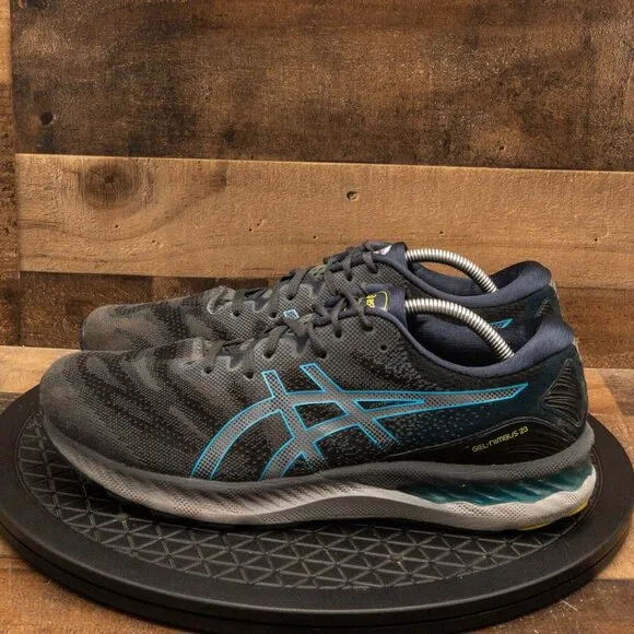 ASICS GEL NIMBUS 23 MENS ATHLETIC SHOES RUNNING WALKING GYM BLUE LOW SIZE 12
