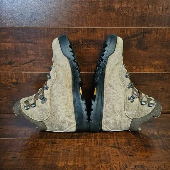 Asolo Classic Vibram Sole Brown Leather Hiking Boots Womens Size 6