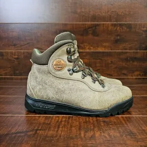 Asolo Classic Vibram Sole Brown Leather Hiking Boots Womens Size 6