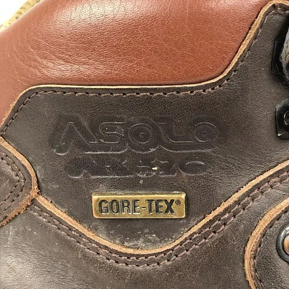 Asolo Women's Size 6.5 520 Brown Leather Gore-Tex GTX Lace-Up Hiking Boots