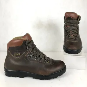 Asolo Women's Size 6.5 520 Brown Leather Gore-Tex GTX Lace-Up Hiking Boots