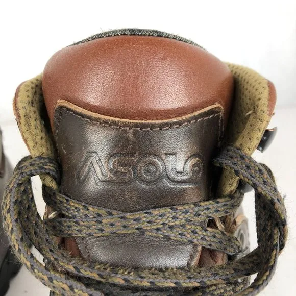Asolo Women's Size 6.5 520 Brown Leather Gore-Tex GTX Lace-Up Hiking Boots