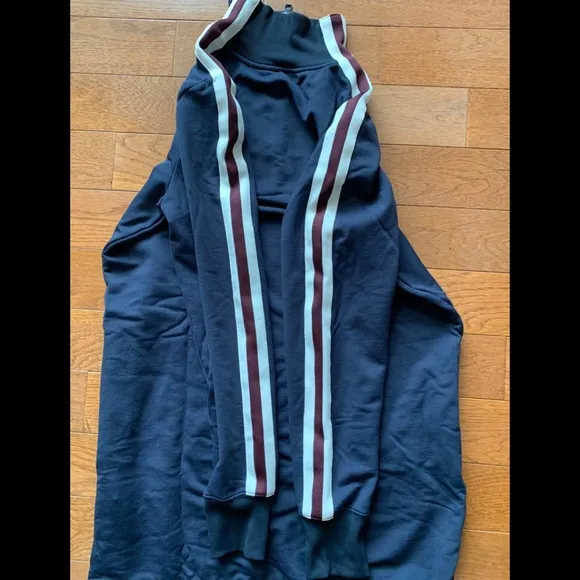 💙Athleta Circa Track Sweatshirt Dress-Navy💙