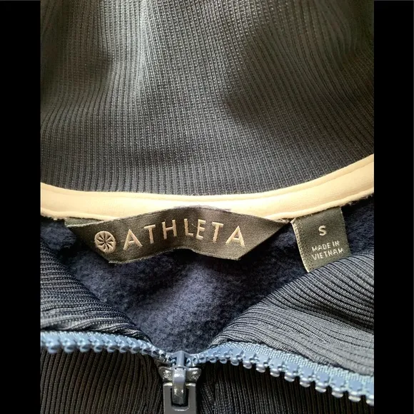 💙Athleta Circa Track Sweatshirt Dress-Navy💙