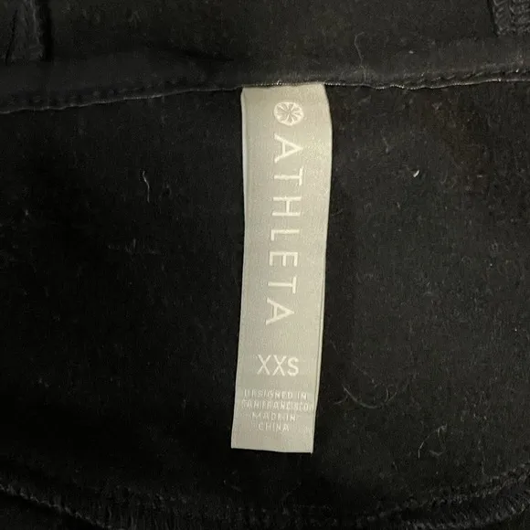 ATHLETA DOUBLE TIME DENIM JACKET Size‎ XS 3 In 1 Light Wash Crop Short