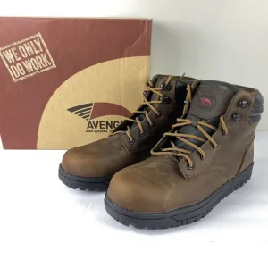 Avenger Steel Toe Boots Electrical Hazard Mens Sz 11 Brown Wide Shop Boots New