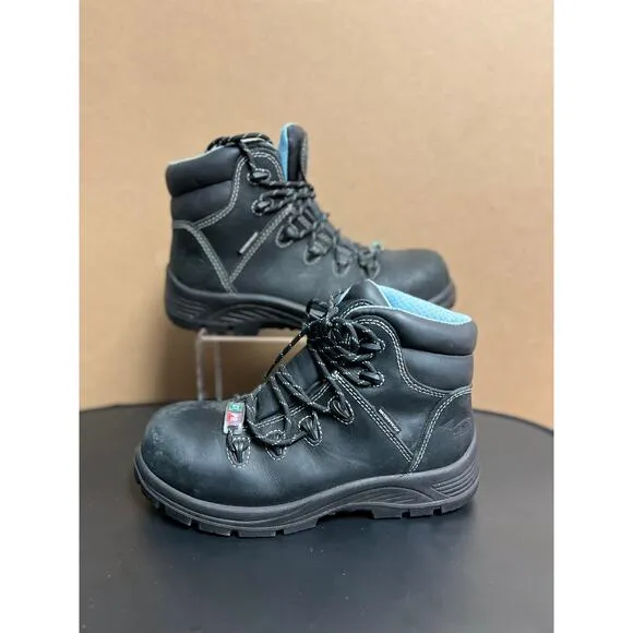 Avenger Work Boots Womens Framer‎ Lace Weatherproof Black 7127