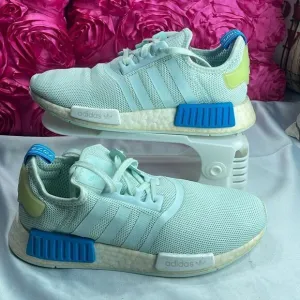 (B) Adidas NMD_R1 Ice Mint Kids' Running Shoes CG6983, Size 6.5