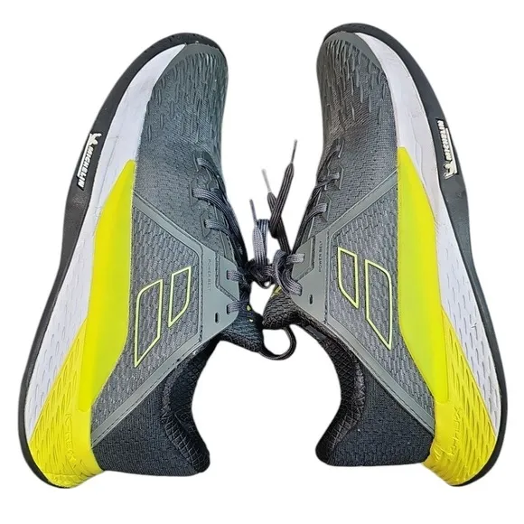 Babolat Michelin Tennis Shoes Fury 3 AC Performance Padel Gray Yellow Men 10.5