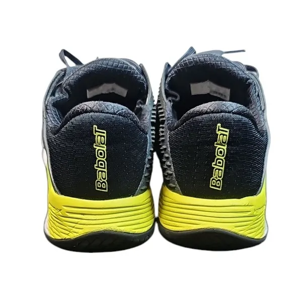 Babolat Michelin Tennis Shoes Fury 3 AC Performance Padel Gray Yellow Men 10.5
