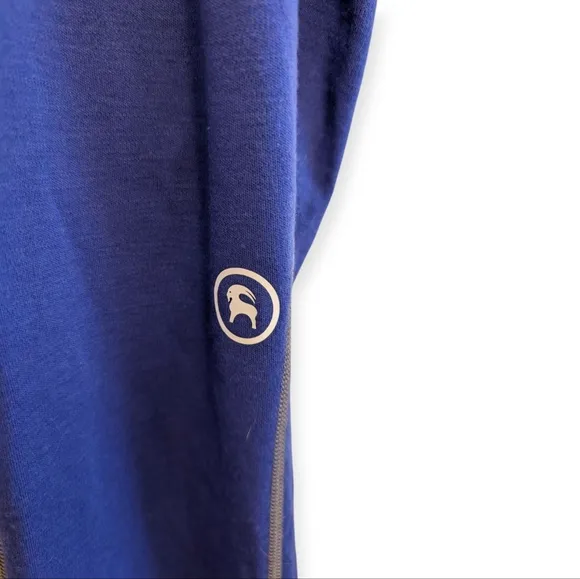 BACKCOUNTRY Merino Wool Cedars Electric Blue Midweight 3/4 Baselayer Bottoms XXL