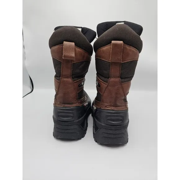 Baffin Technology Hammer 12&quot; Boots Mens Size 9 Brown Leather Winter Warm Hiking