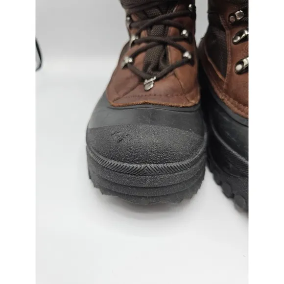 Baffin Technology Hammer 12&quot; Boots Mens Size 9 Brown Leather Winter Warm Hiking