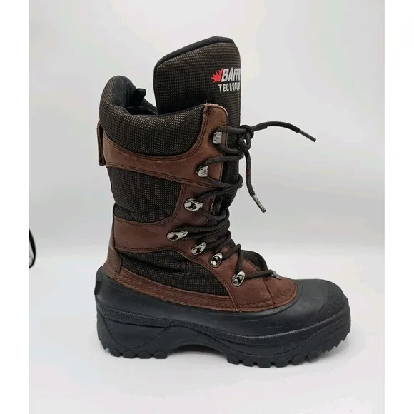 Baffin Technology Hammer 12&quot; Boots Mens Size 9 Brown Leather Winter Warm Hiking