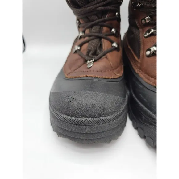 Baffin Technology Hammer 12&quot; Boots Mens Size 9 Brown Leather Winter Warm Hiking