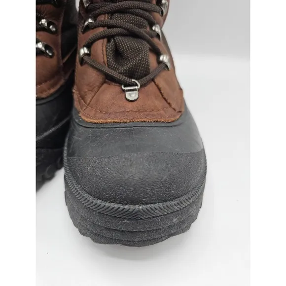 Baffin Technology Hammer 12&quot; Boots Mens Size 9 Brown Leather Winter Warm Hiking