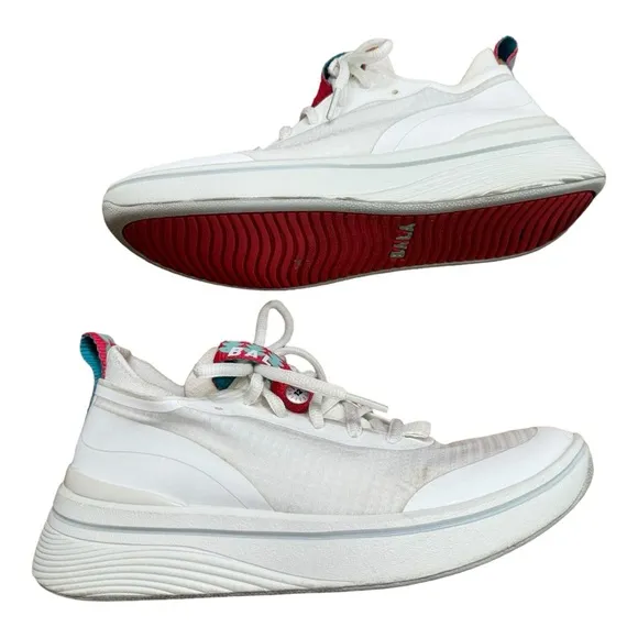 Bala Twelves Flow White Sneaker Hospital Nurse Fluid Resistant Women’s Size 6