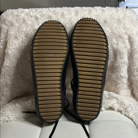 Balenciaga Black Sneakers with Textured Sole and Canvas Upper/ ZIZE 11
