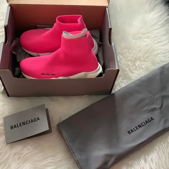 Balenciaga Girls Speed LT Sock Sneaker Size 9-9.5- Toddler-US (25-26 EU) NIB