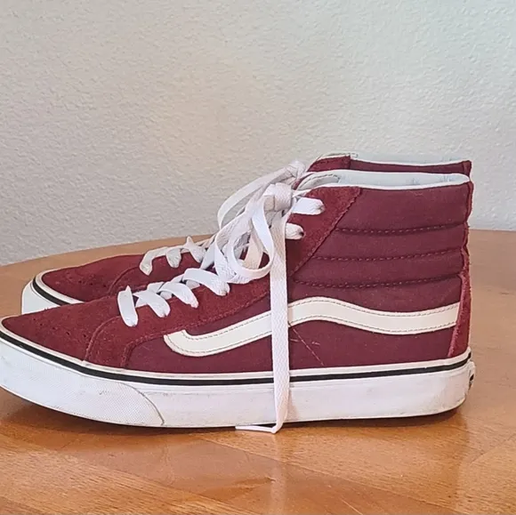 Barely Worn- VANS -Classic Skate Sk8 Hi- High Top Sneakers -Size 6.5 mens